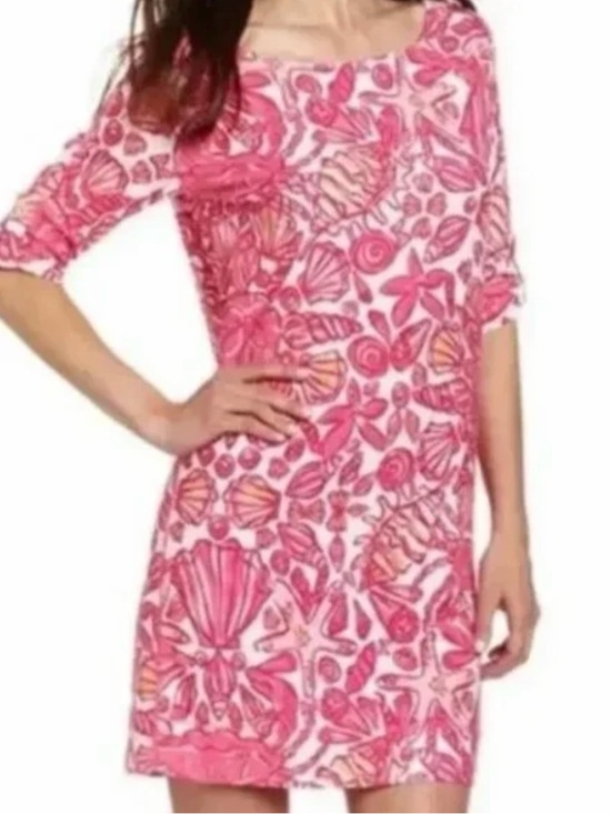 Lilly Pulitzer Dresses & Skirts - Lilly Pulitzer Sailors Valentine Camie Tunic Dress Size M 100% cotton